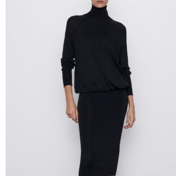 Zara Black Knit Two-Piece Set – Size M – New - Picture 1 of 8